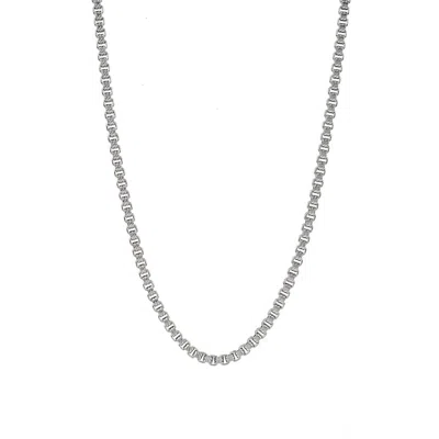 Ed Hardy Box Chain Necklace In Neutral