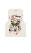 Ed Hardy Eagle Cutoff Tee