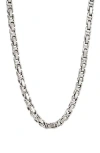 Ed Hardy Interlinked Necklace In Silver