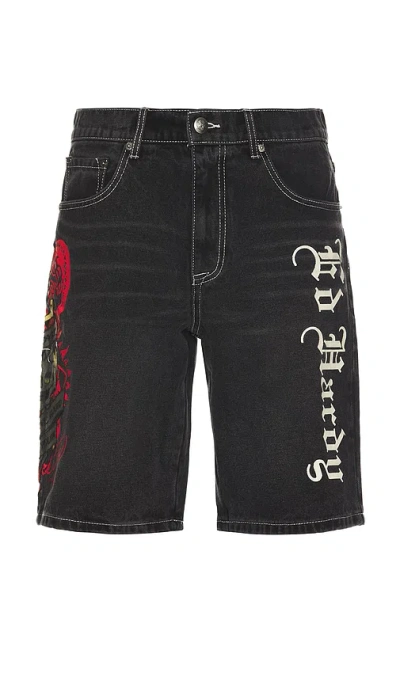 Ed Hardy Live Fast Denim Skater Short
