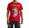 Ed Hardy Live Fast Tee In Red In Red