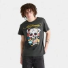 Ed Hardy Men's Ace Skull T-shirt In Charcoal