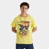 Ed Hardy Men's Eagle Snake T-shirt In Lemon