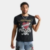 Ed Hardy Men's Love Kills Slowly Rhinestone Skull T-shirt In Black