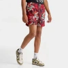 Ed Hardy Men's Love Kills Slowly Skull Graphic Mesh Shorts In Red
