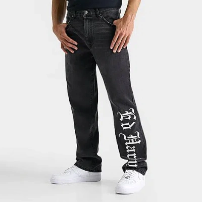 Ed Hardy Trouserher Wings Loose Fit Jean In Black