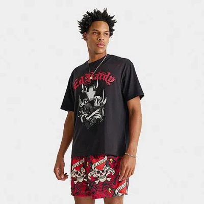 Ed Hardy Men's Sacred Heart Graphic T-shirt In Black