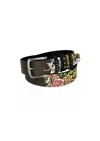 Ed Hardy Men's Skull Studded Belt In Black In Black