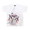 Ed Hardy Men's T-shirt Love Kill Slowly Skull Tee White In White