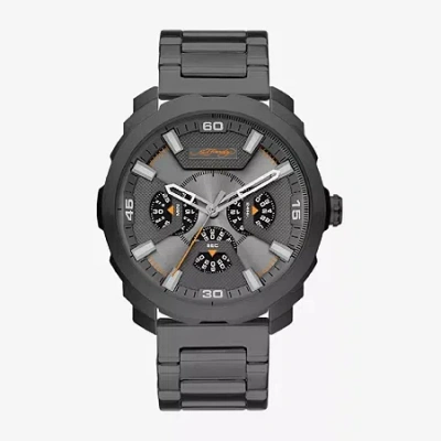 Ed Hardy Mens Gray Bracelet Watch 50442u-42-d30 In Black