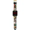 Ed Hardy Printed Square Digital Watch, 45mm X 39mm In Black