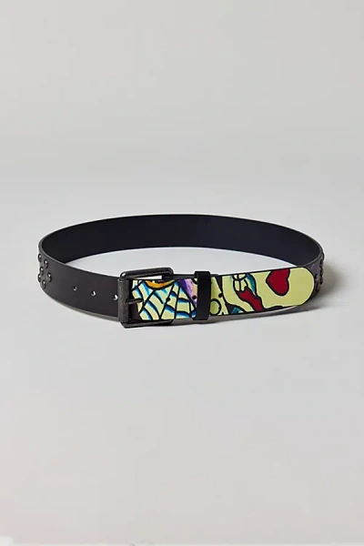Ed Hardy Skull In Love Belt In Black, Men's At Urban Outfitters