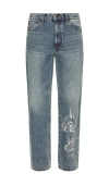 Ed Hardy Skull Loose Fit Jean In Medium Tint