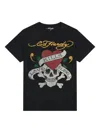 Ed Hardy Skull T-shirt In Black