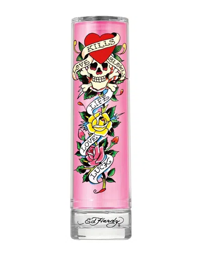 Ed Hardy Women's 3.4oz Edp Spray In Transparent