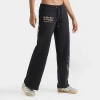 Ed Hardy Women's Heart Snake Fleece Jogger Pants In Black