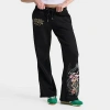 Ed Hardy Women's Tiger Fleece Jogger Pants In Black