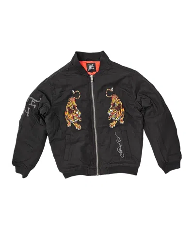 Ed Hardy Women's Tigers Bomber Jacket In Black