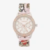 Ed Hardy Womens Pink Strap Watch 14981s-42-b01 In Multi