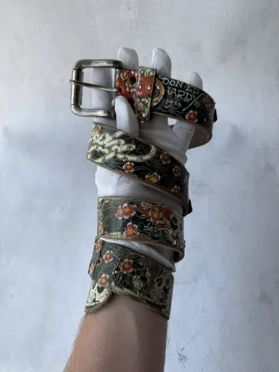 Pre-owned Ed Hardy X Vintage Ed Hardy Belt Vintage