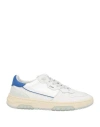 Ed Parrish Man Sneakers Off White Size 9 Leather, Textile Fibers In Off White