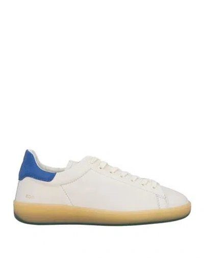 Ed Parrish Man Sneakers White Size 9 Leather