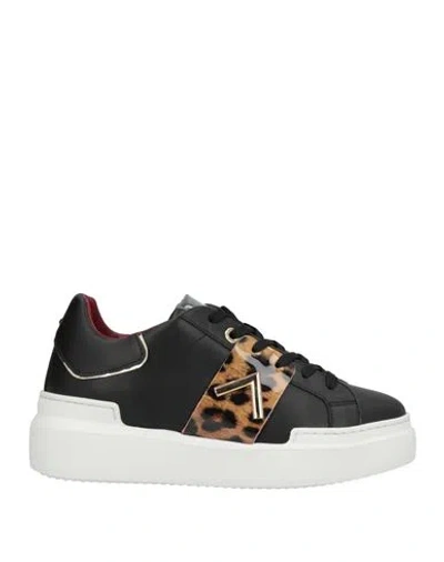 Ed Parrish Woman Sneakers Black Size 6 Soft Leather