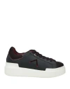 Ed Parrish Woman Sneakers Black Size 7 Leather In Black