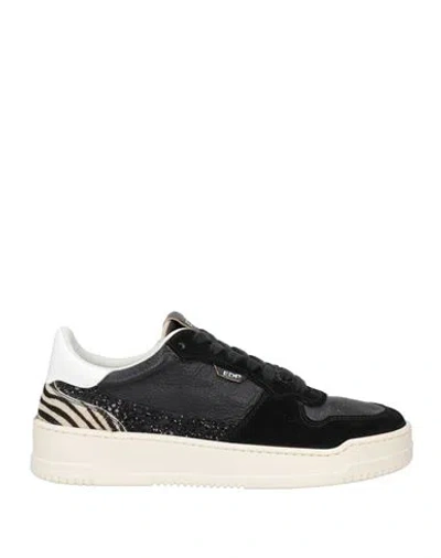 Ed Parrish Woman Sneakers Black Size 8 Leather