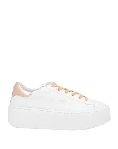 Ed Parrish Woman Sneakers White Size 10 Soft Leather