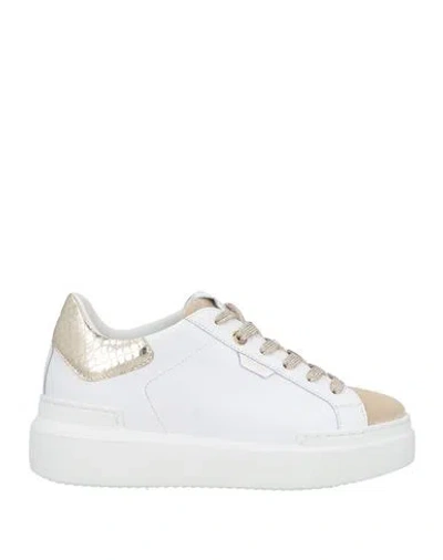 Ed Parrish Woman Sneakers White Size 8 Leather