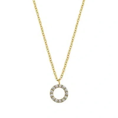 Edblad Glow Mini Necklace In 14k Gold Plating On Stainless Steel