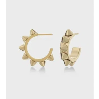 Edblad Peak Creoles Small Earrings In Gold