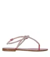 Eddi Cuomo Sandals Fuchsia