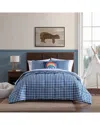 Eddie Bauer 0 Thread Count Preston Check Comforter Set In White