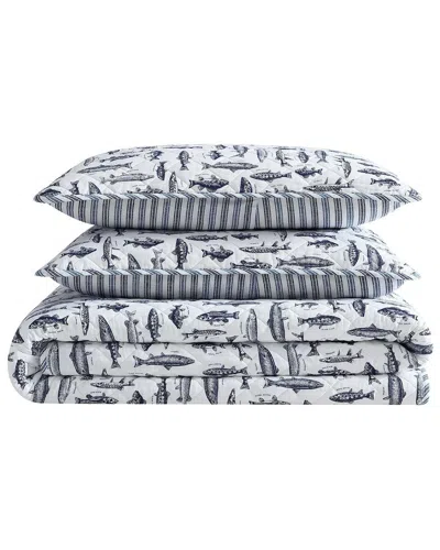 EDDIE BAUER EDDIE BAUER WES FISH REVERSIBLE QUILT SET