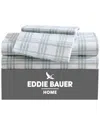 Eddie Bauer 200 Thread Count Basic Plaid Sheet Set