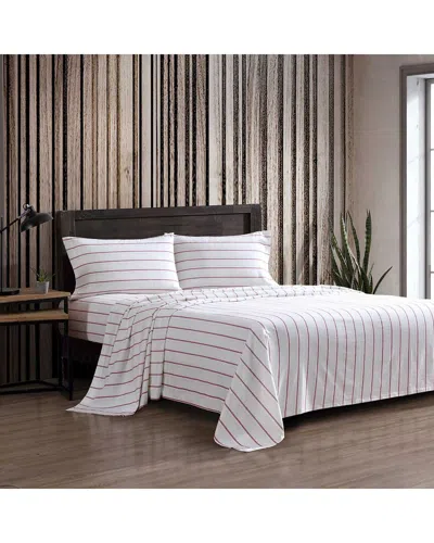 Eddie Bauer 200 Thread Count Cooper Falls Printed Cotton Flannel Sheet Set