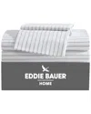 EDDIE BAUER EDDIE BAUER 200 THREAD COUNT ESSENTIAL STRIPE COTTON PERCALE SHEET SET