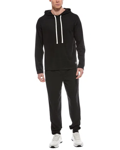 Eddie Bauer 2pc Hoodie Sweatshirt & Jogger Pant Set In Gray
