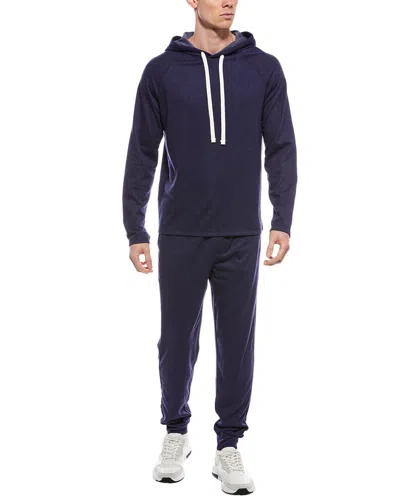 Eddie Bauer 2pc Hoodie Sweatshirt & Jogger Pant Set In Blue