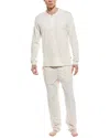 Eddie Bauer 2pc Pajama Set In White