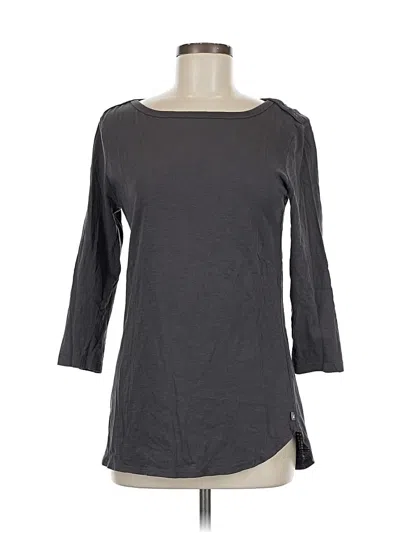 Pre-owned Eddie Bauer 3/4 Sleeve T-shirt In Gray