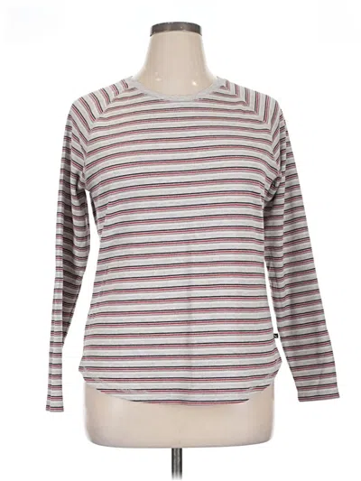 Pre-owned Eddie Bauer 3/4 Sleeve T-shirt In Gray