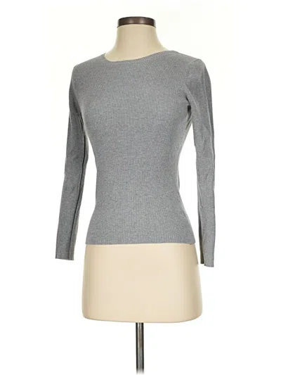 Pre-owned Eddie Bauer 3/4 Sleeve T-shirt In Gray