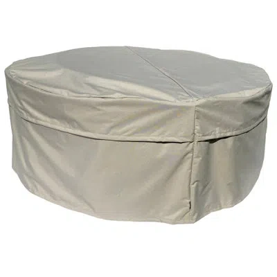 Eddie Bauer 48in Round Dining Set Cover In Gray
