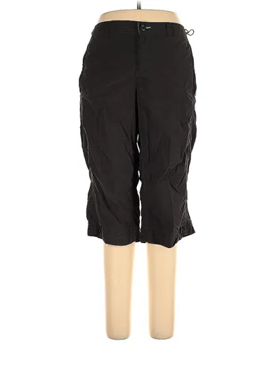 Pre-owned Eddie Bauer Active Pants In Black