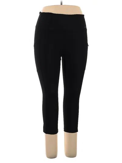 Pre-owned Eddie Bauer Active Pants In Black