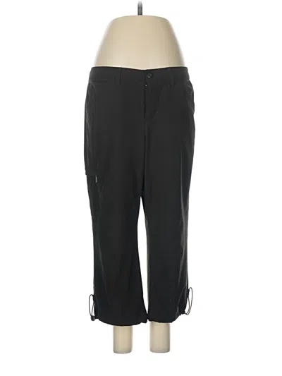 Pre-owned Eddie Bauer Active Pants In Black