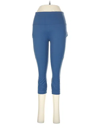 Pre-owned Eddie Bauer Active Pants In Blue